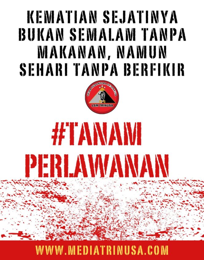 
					Kematian Sejatinya Bukan Semalam Tanpa Makanan, Namun Sehari Tanpa Berpikir